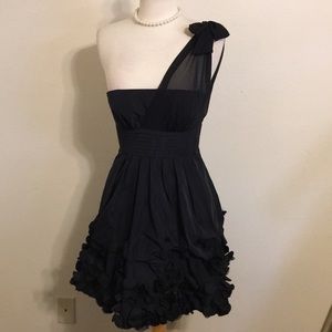 Black taffeta Dress by BCBGMAXAZRIA